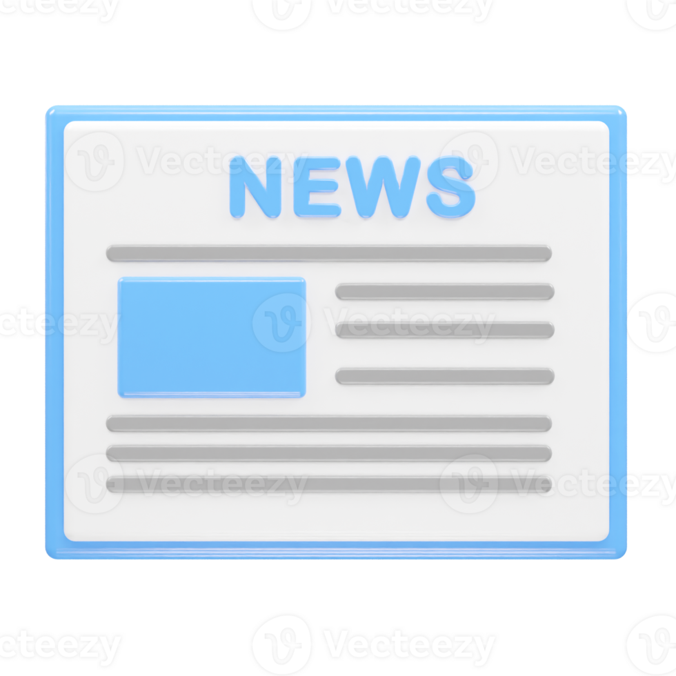 News live icon rendering 3d illustration element png