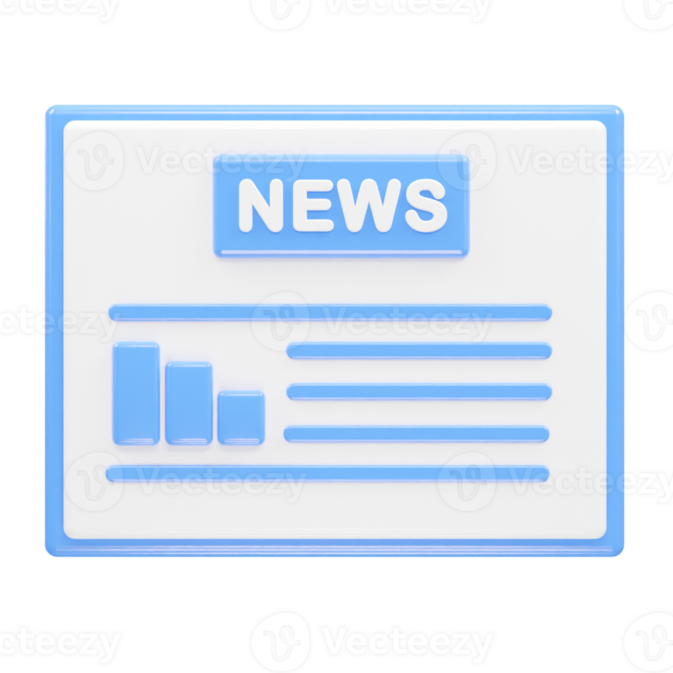 News live icon rendering 3d illustration element png