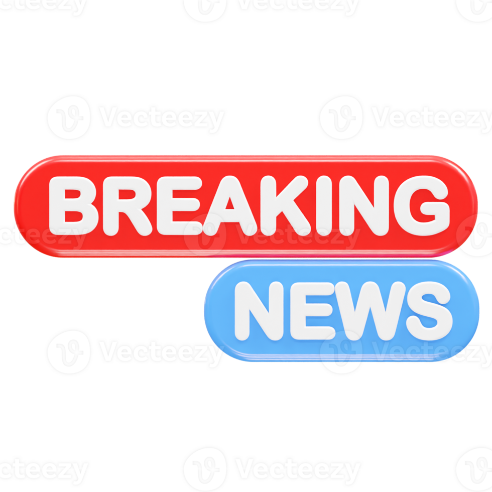 News live icon rendering 3d illustration element png