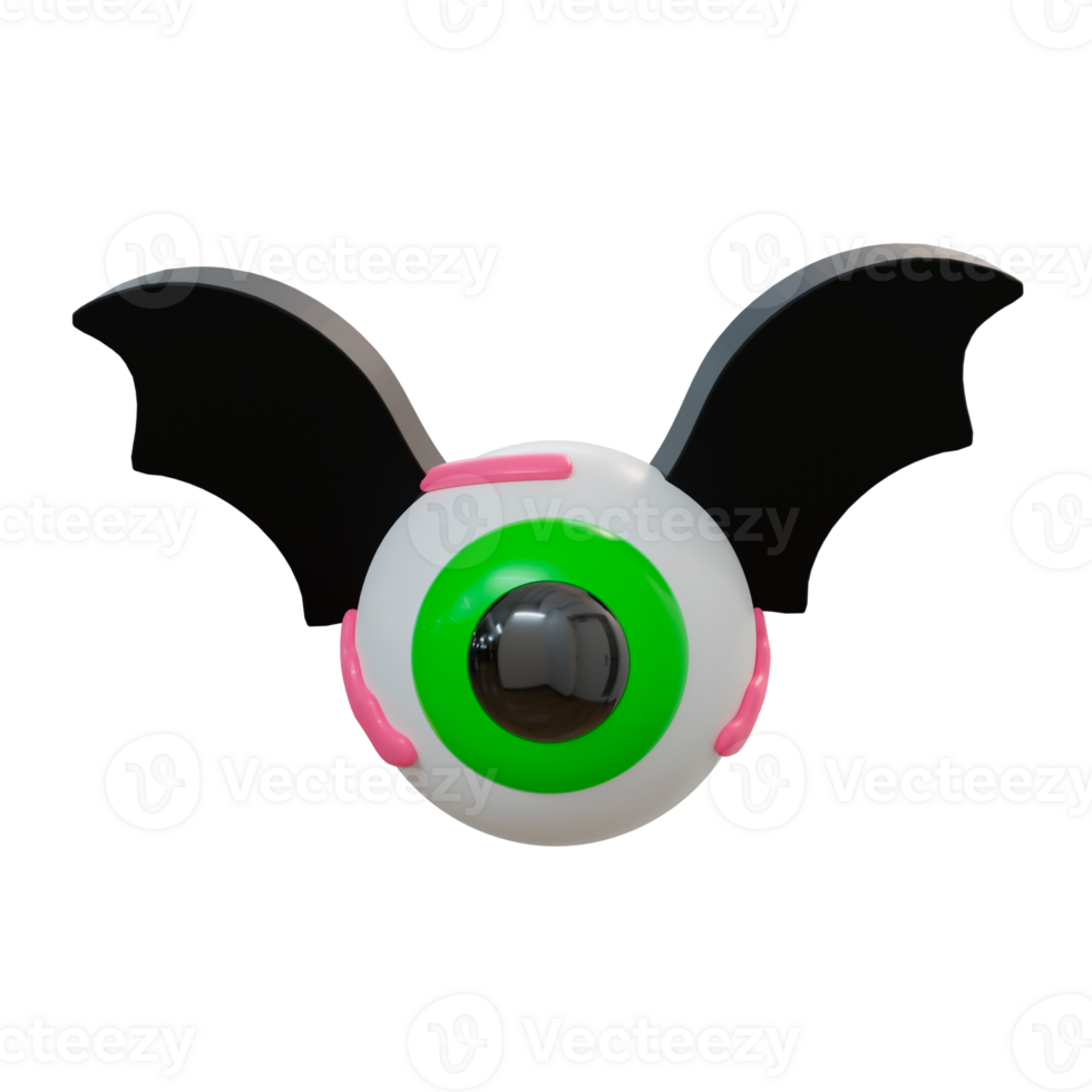 Halloween 3D illustrations, lantern, zombie, witches hat, pumpkin, cauldron, eyeball, werewolf, ghost, full moon, coffin, bat, vampire, skeleton, monster, witch, web, spider, Halloween 3D High png. png