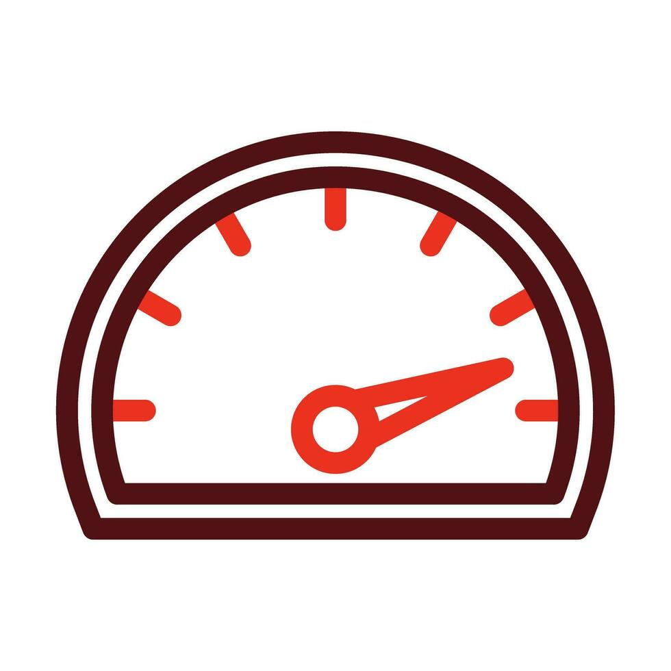 Speed Vector Thick Line Two Color Icons For Personal And Commercial Use.