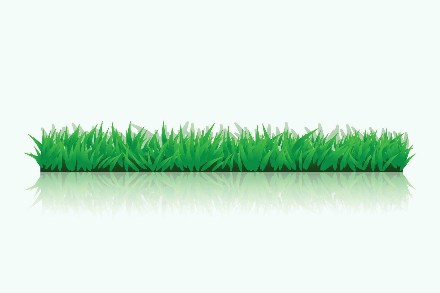 green lawn grass side vector