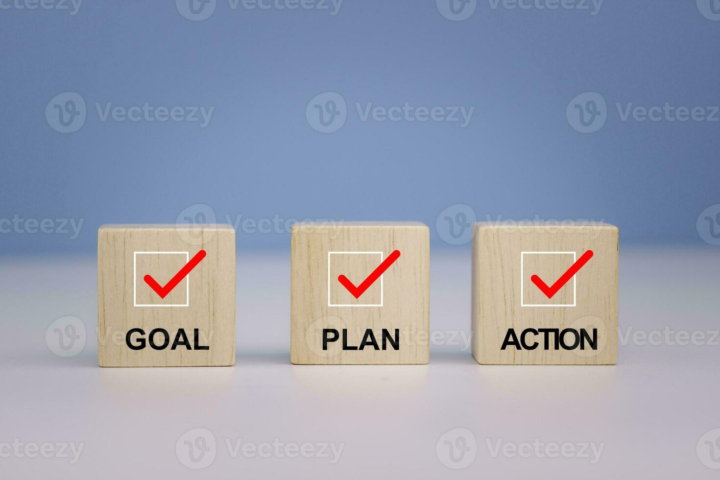 Goal plan action. Business action plan strategy concept, outline all the necessary steps to achieve your goal and help you reach your target efficiently by assigning a timeframe a start and end date. photo