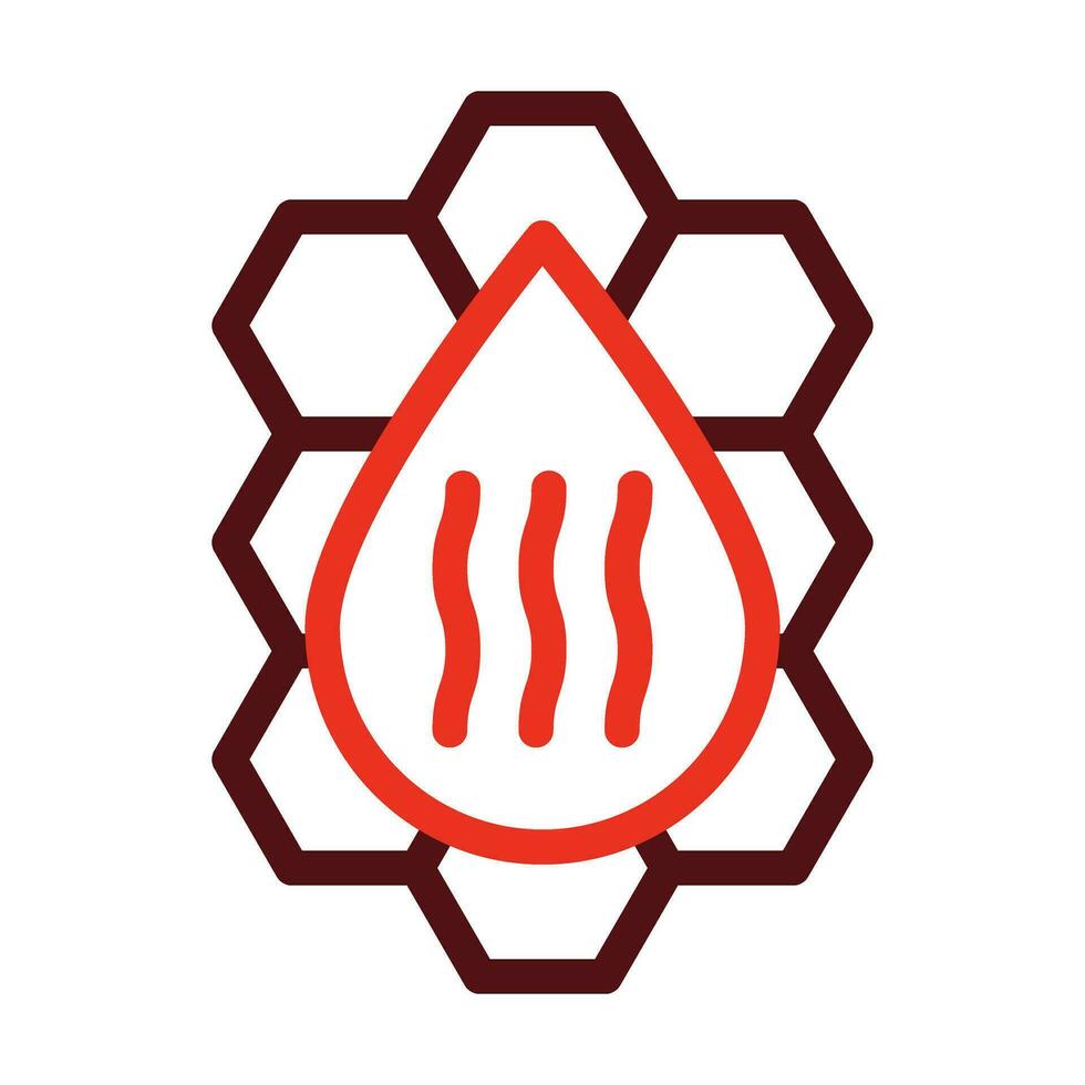 Nano Coating Vector Thick Line Two Color Icons For Personal And Commercial Use.
