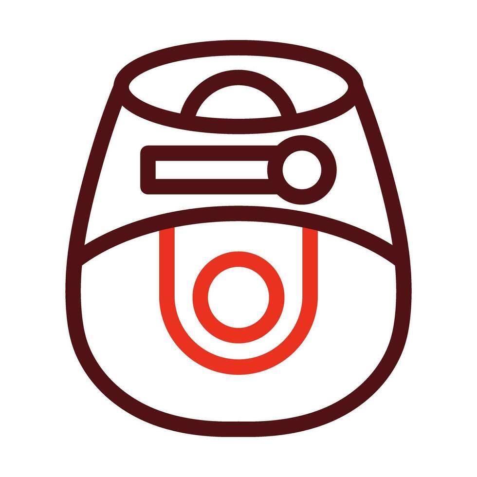 Assembler Vector Thick Line Two Color Icons For Personal And Commercial Use.
