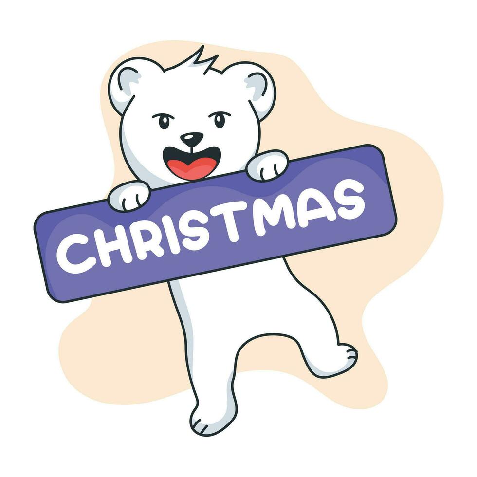 Trendy Christmas Banner vector