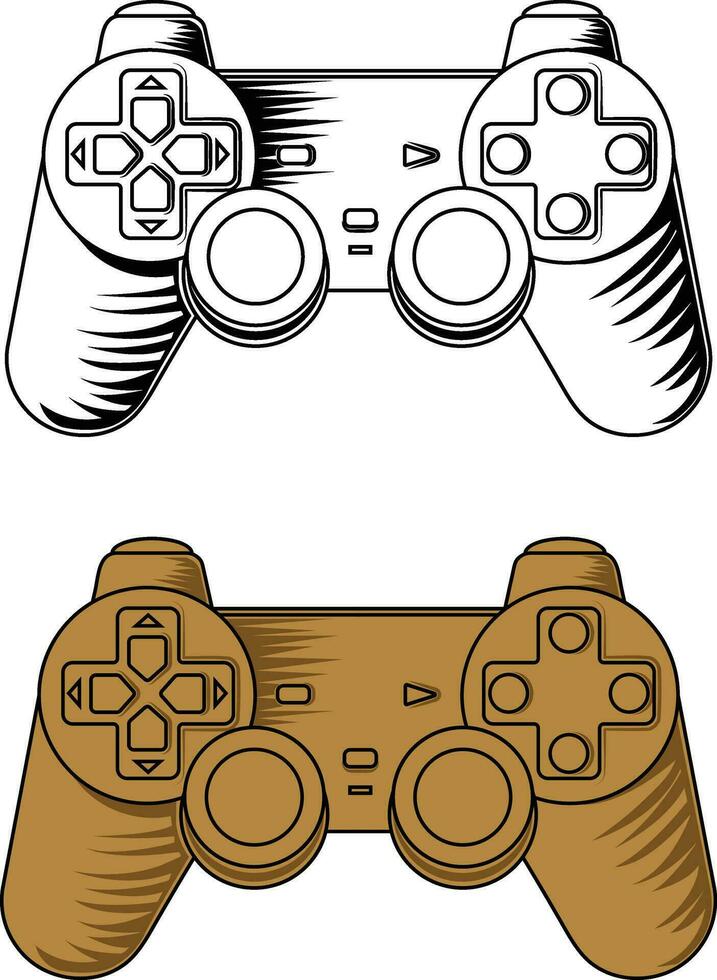 game controller illustration vector