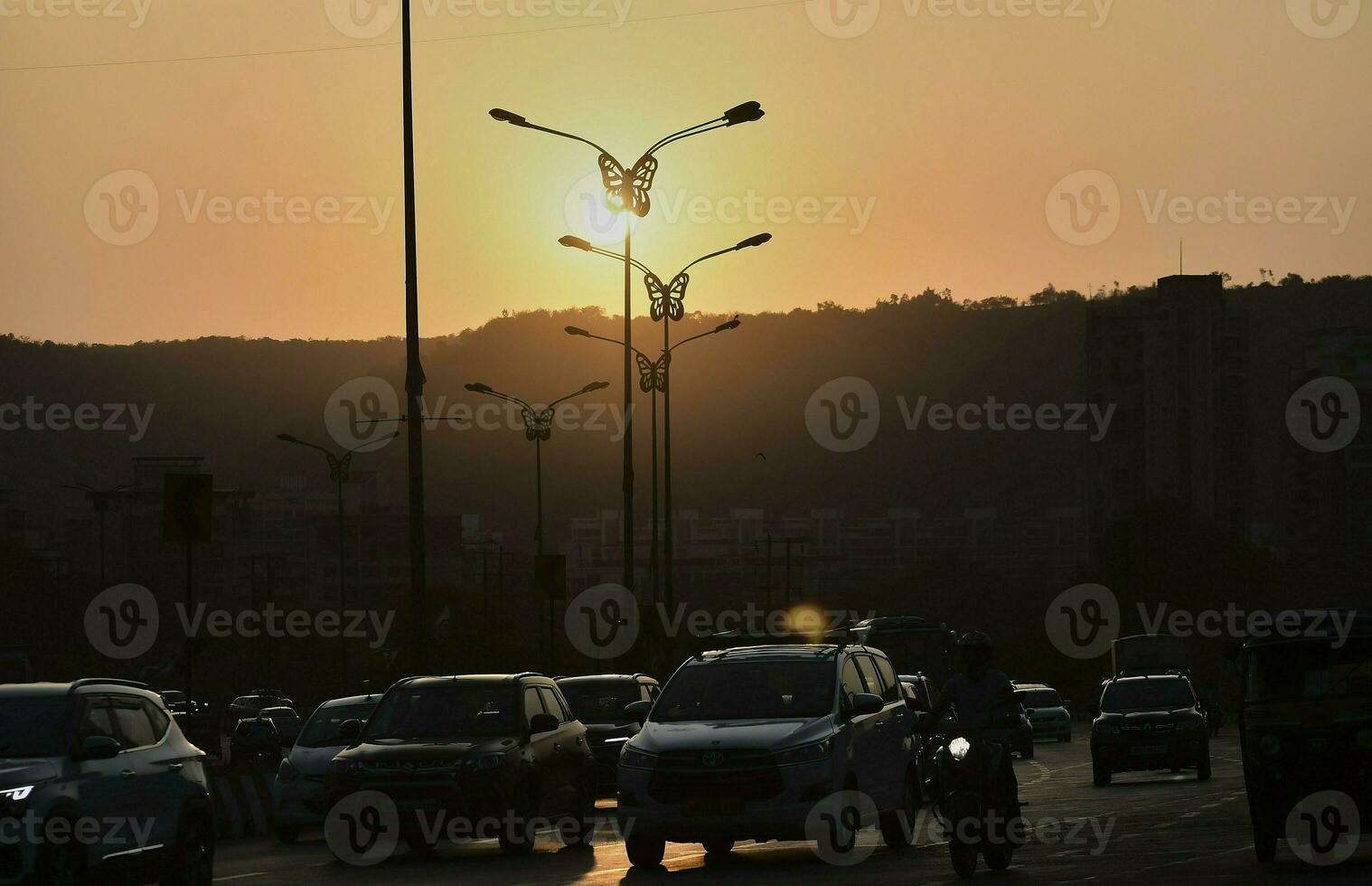 Navi mumbai higway night photography photo