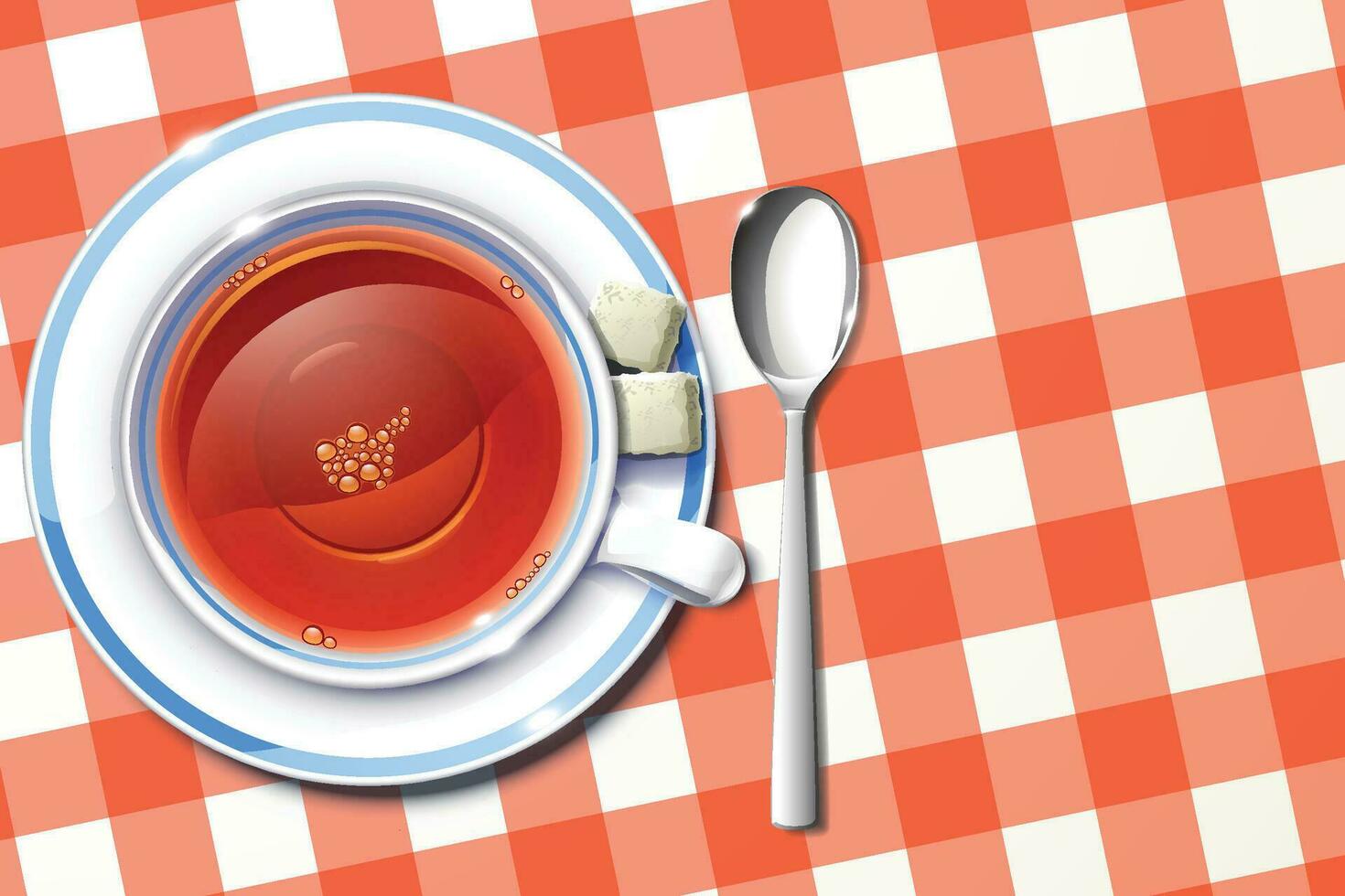 cup of tea vector