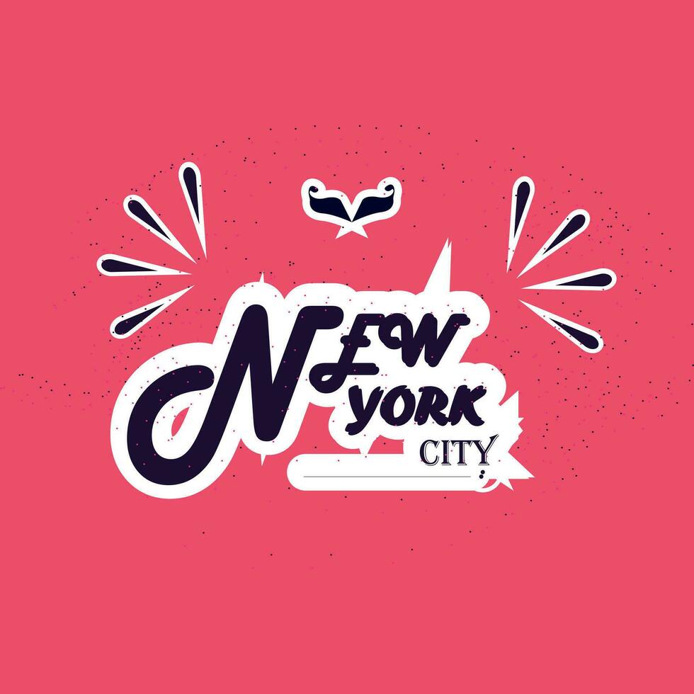 vector Clásico t camisa diseño nuevo York ciudad letras