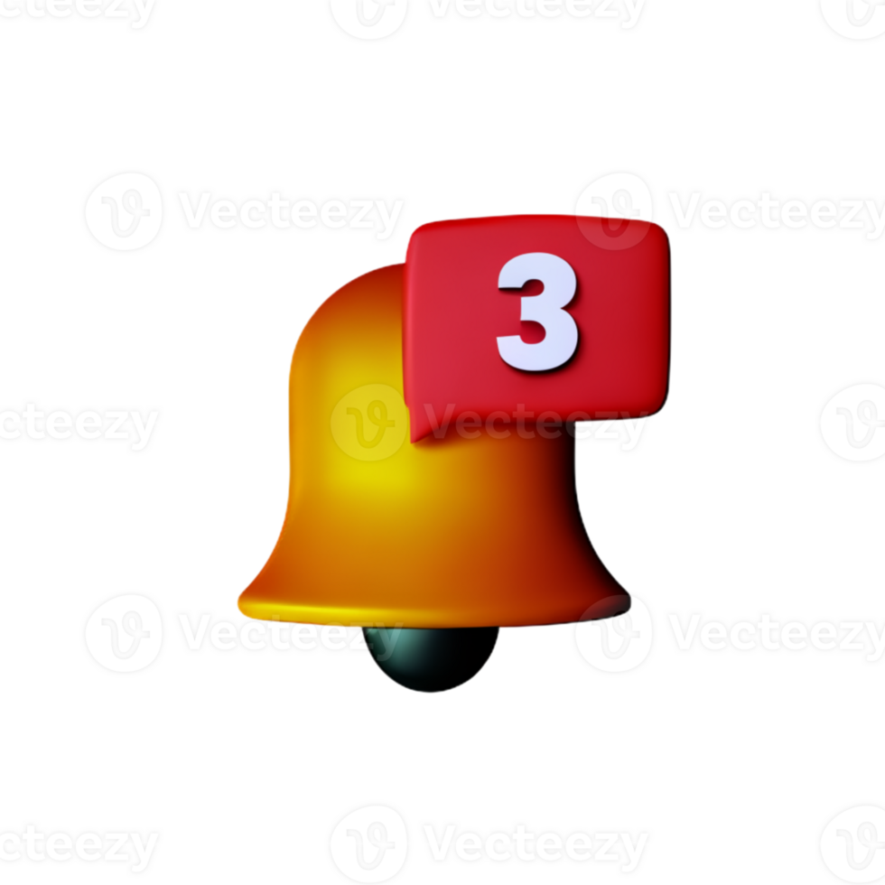 Notification Bell Alarm AI Generative png