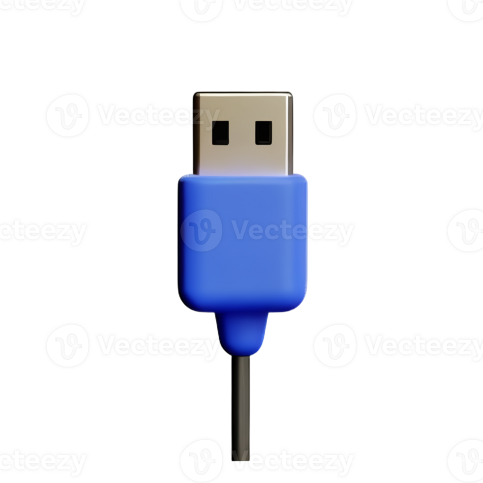 USB Port Cable AI Generative png