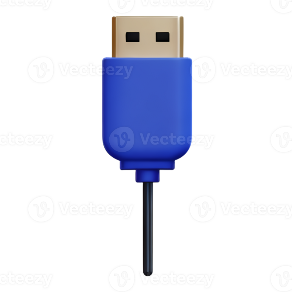 USB Port Cable AI Generative png