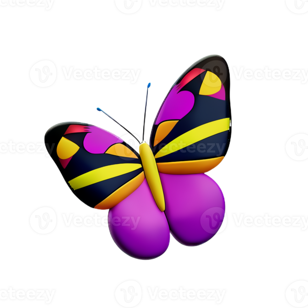 Butterfly Animal Beautiful AI Generative png