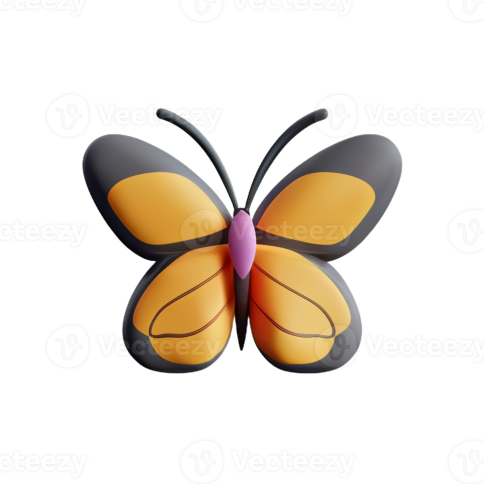 Butterfly Animal Beautiful AI Generative png