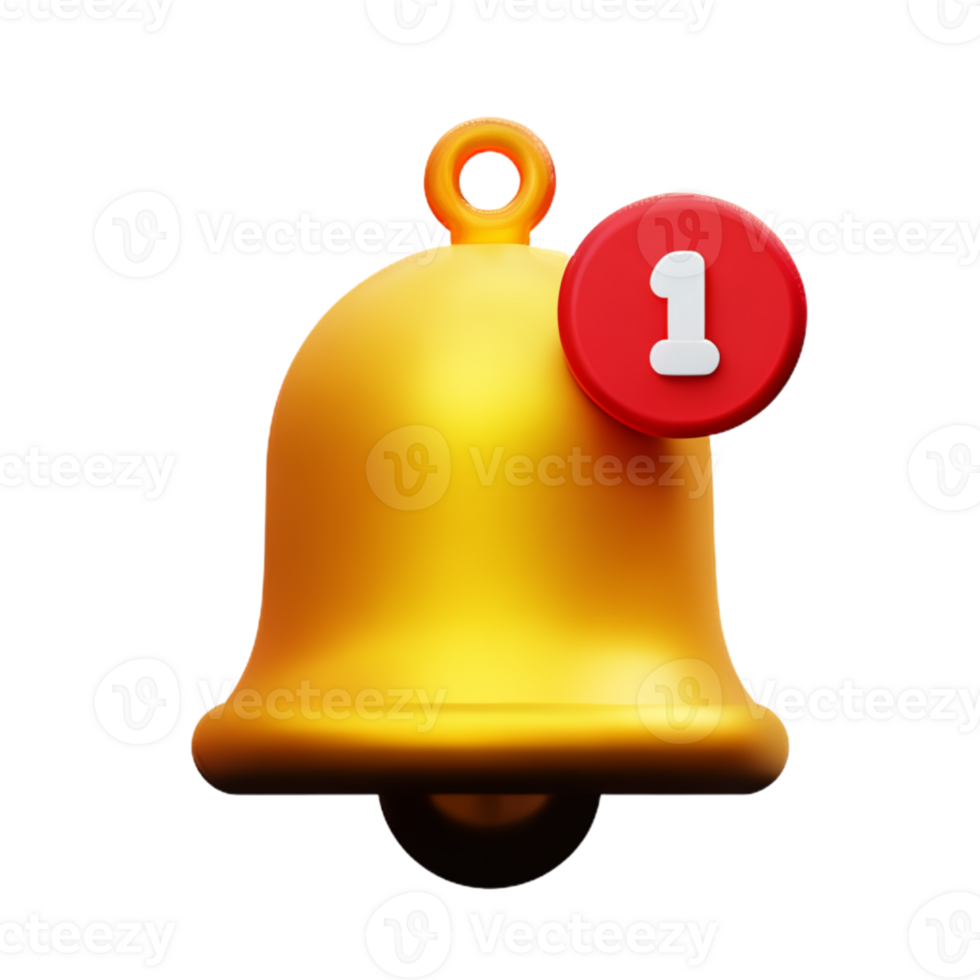 Notification Bell Alarm AI Generative png