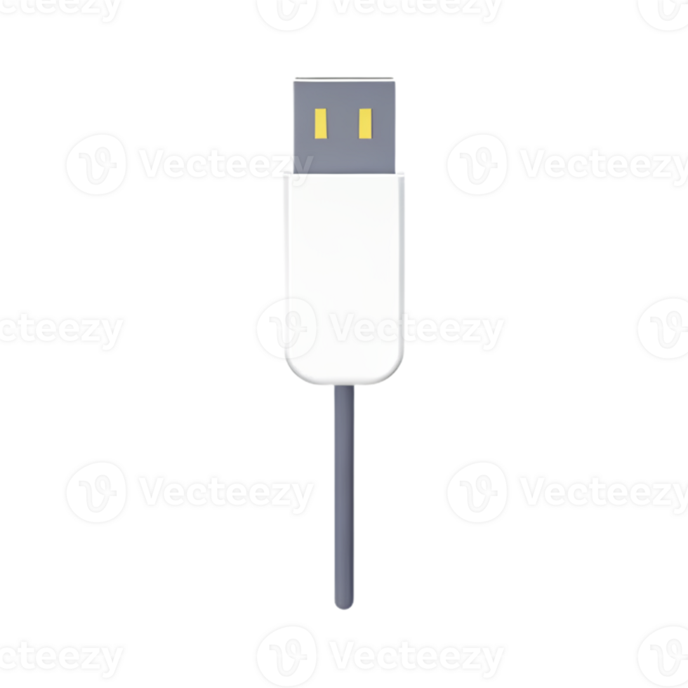 USB Port Cable AI Generative png
