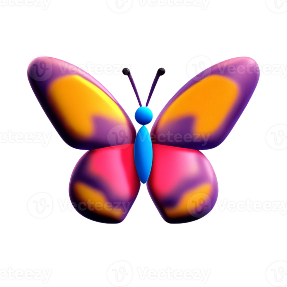 Butterfly Animal Beautiful AI Generative png