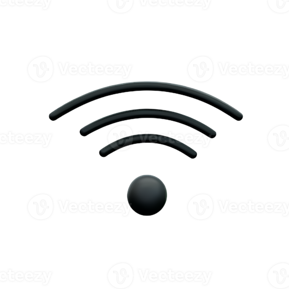 Wireless Signal Wifi AI Generative png