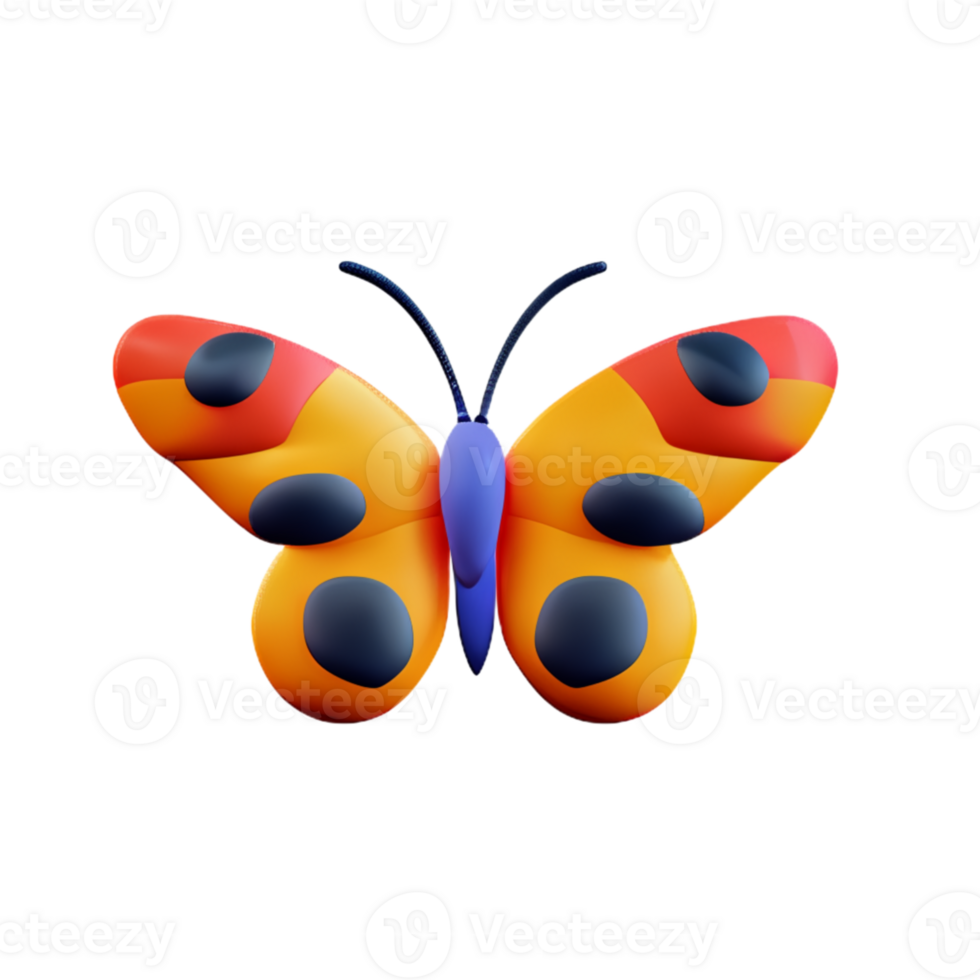 Butterfly Animal Beautiful AI Generative png