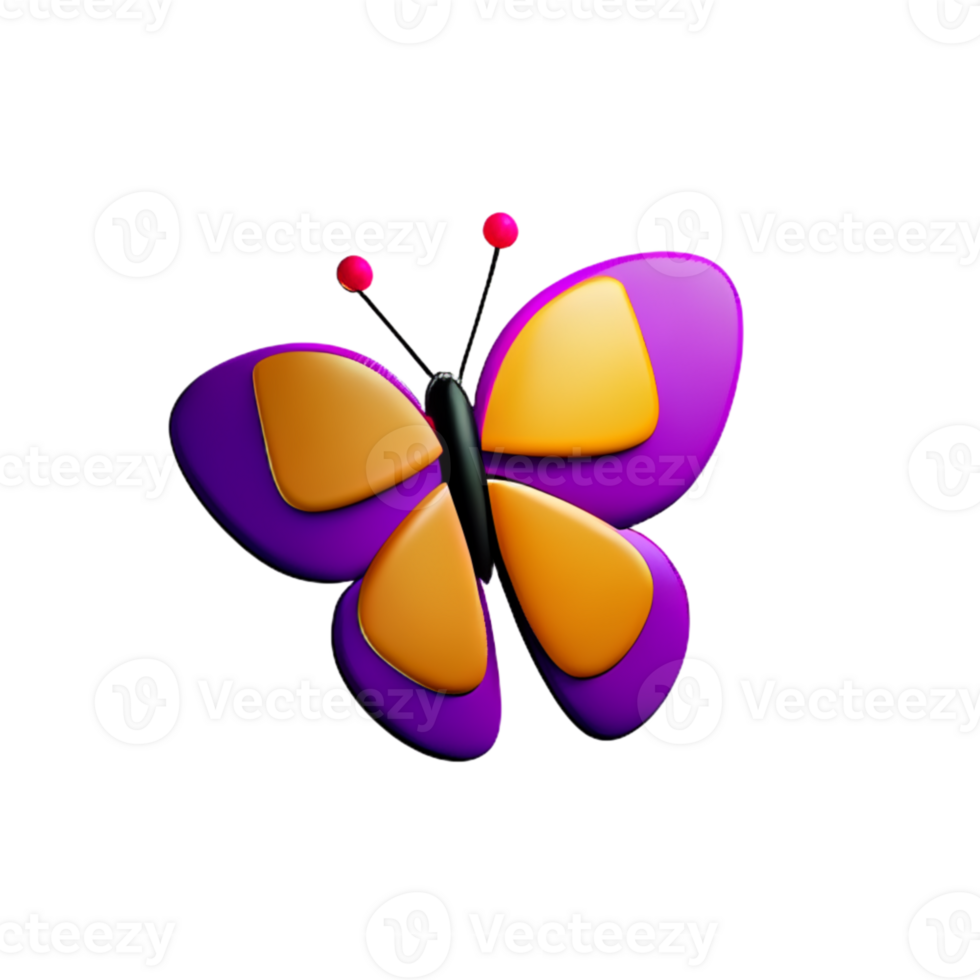 Butterfly Animal Beautiful AI Generative png