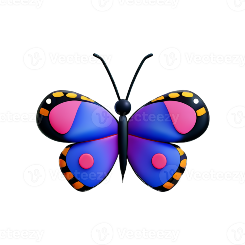 Butterfly Animal Beautiful AI Generative png