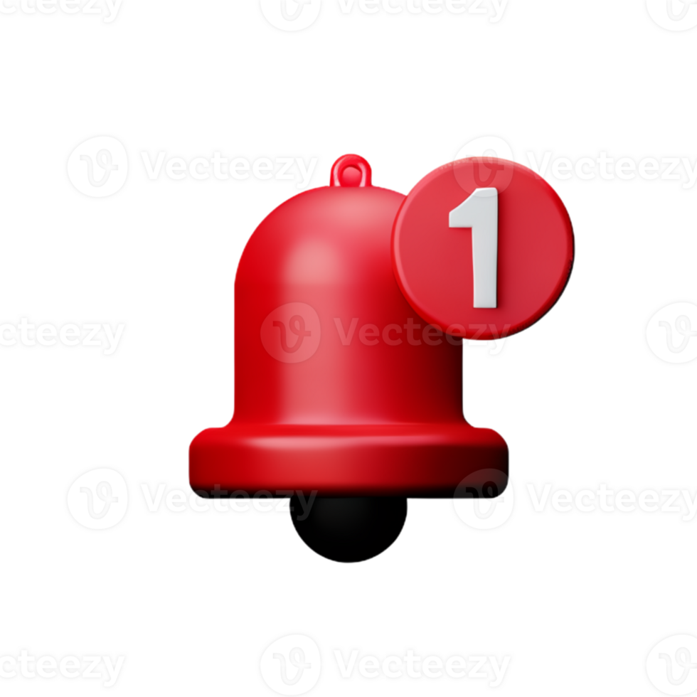 Notification Bell Alarm AI Generative png