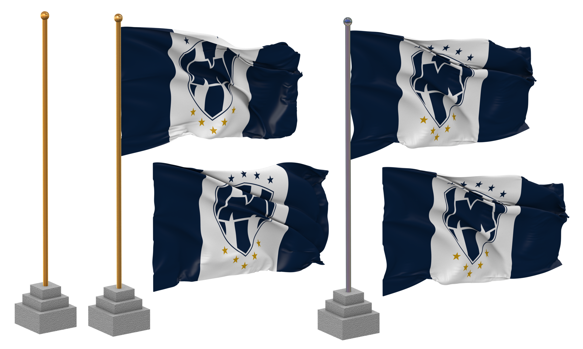 Club de Futbol Monterrey, Rayados Flag Waving Different Style With