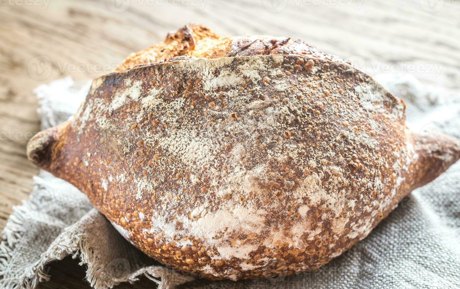 Wholegrain bread loaf photo