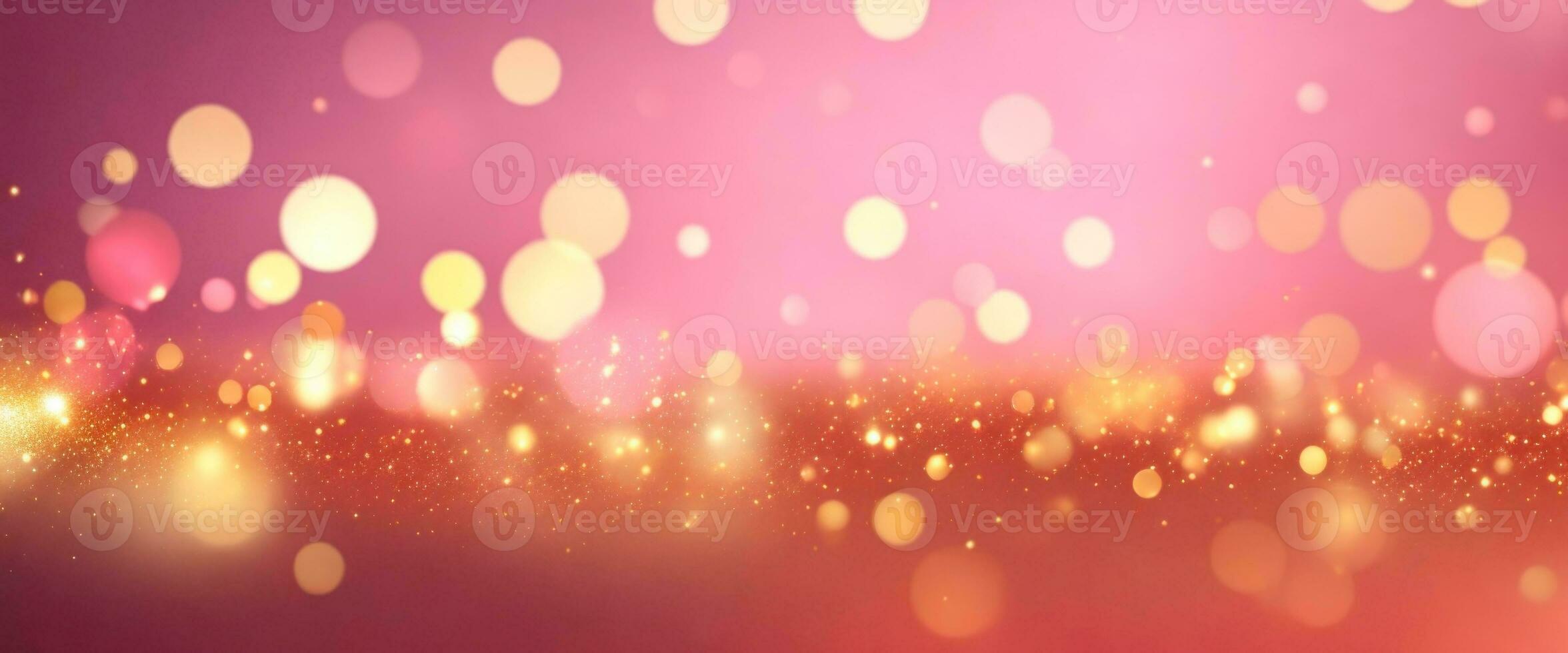 Pink glitter abstract background banner. AI Generative photo