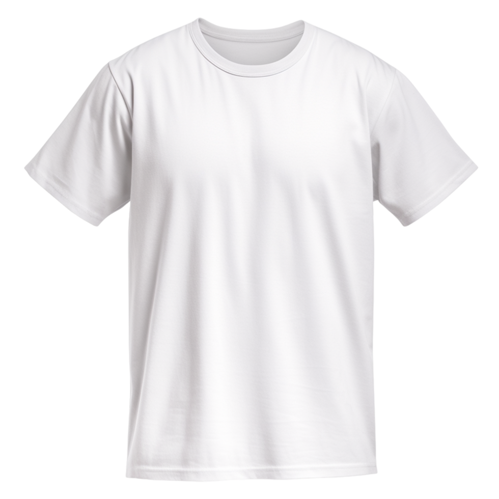 White t shirt mockup t shirt with short sleeves Ai Generative png