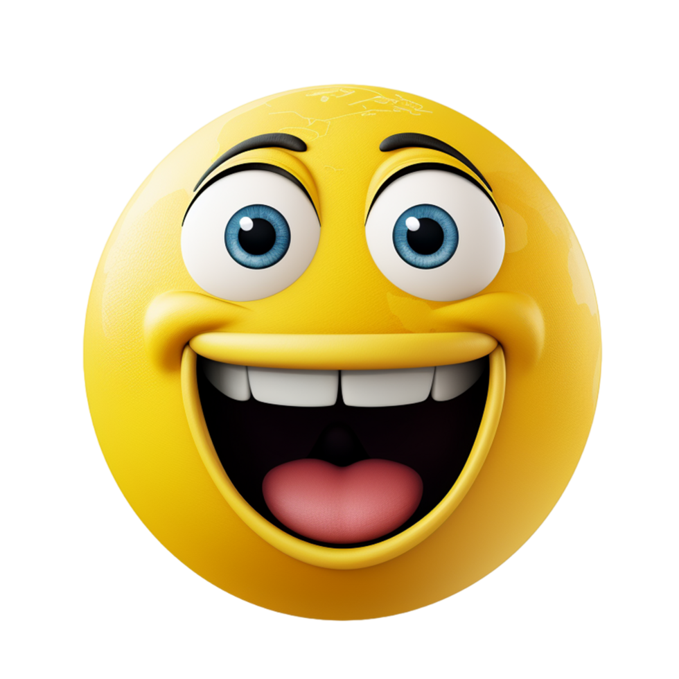 Welt Emoji Tag ai generativ png