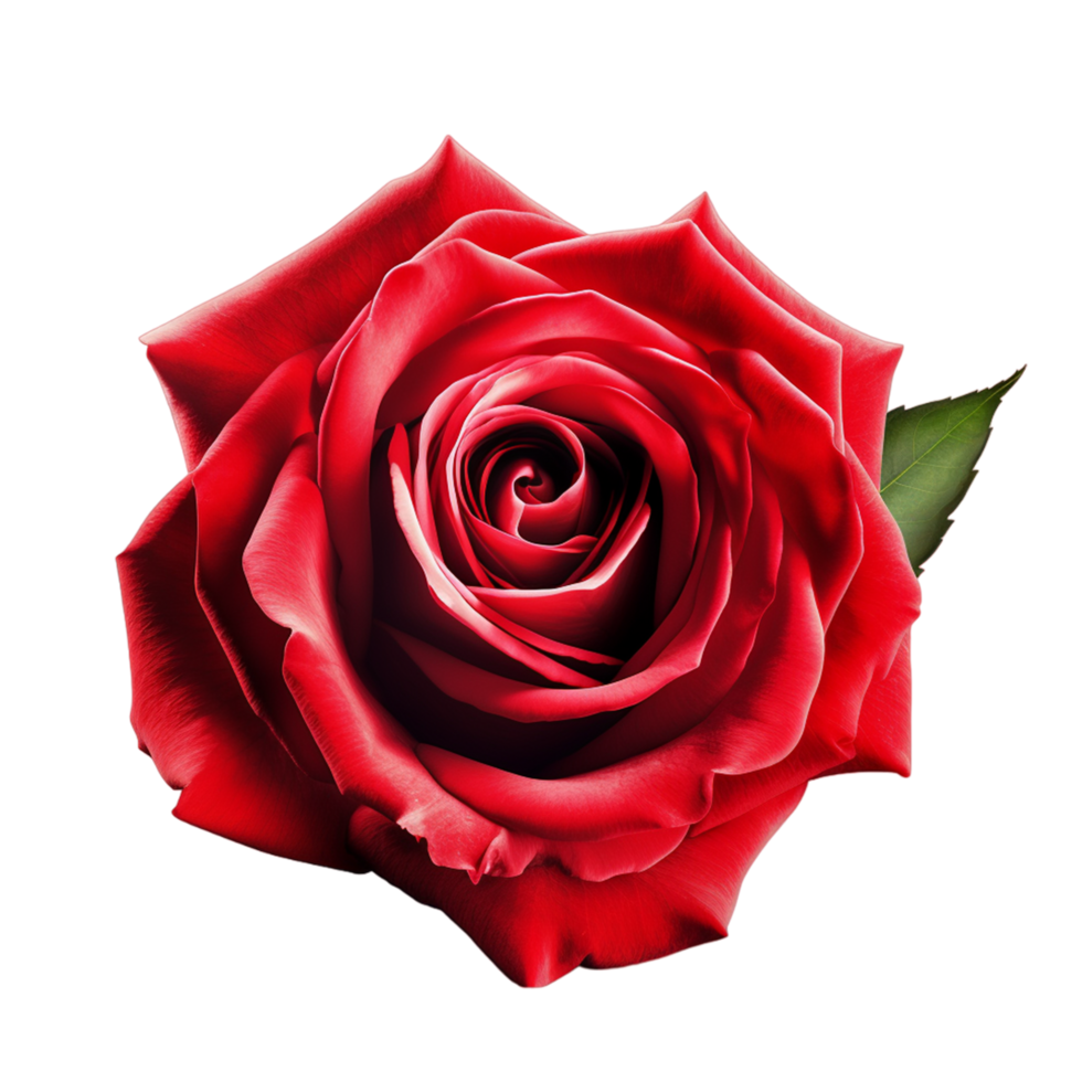 Cute red rose Ai Generative png