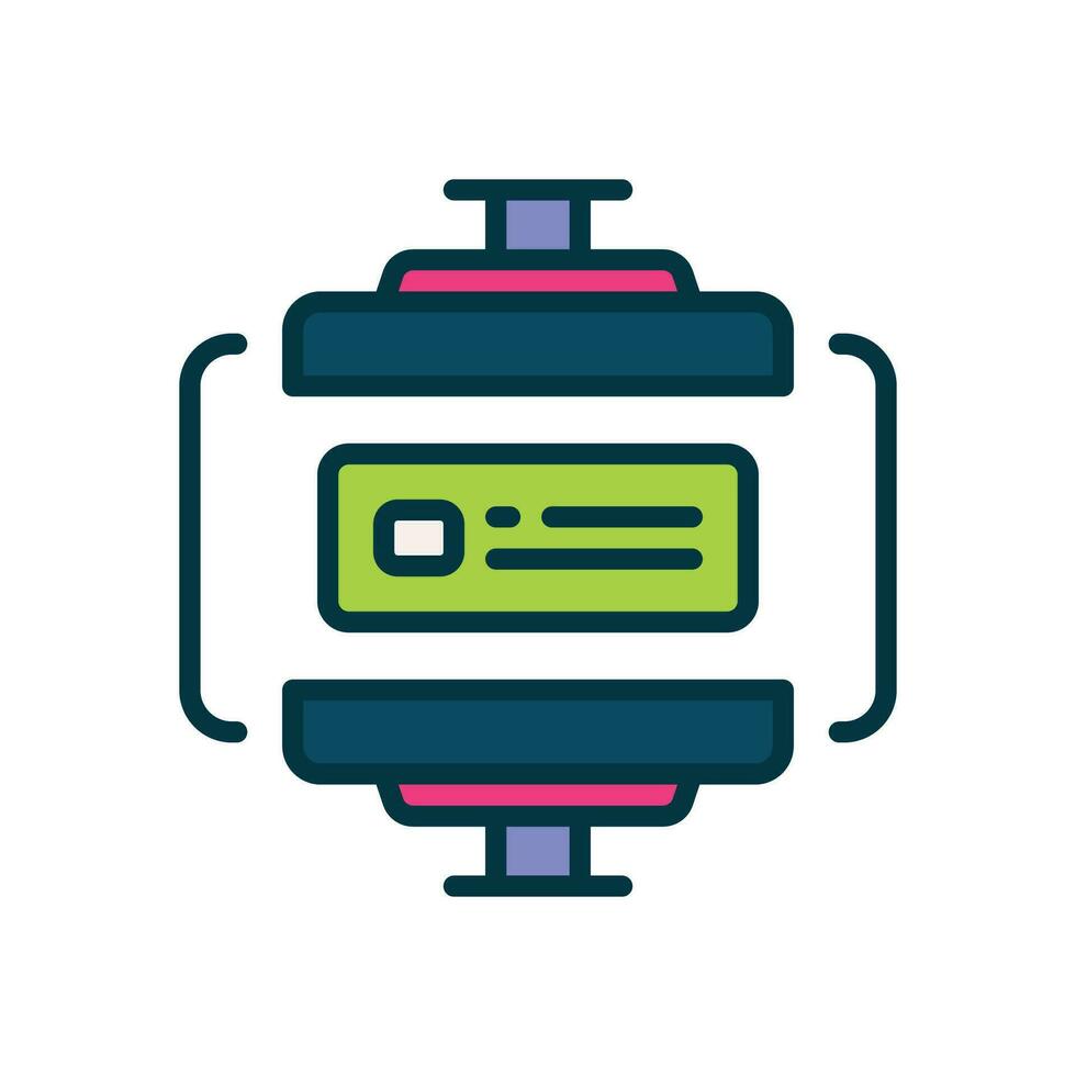data compress filled color icon. vector icon for your website, mobile, presentation, and logo design.