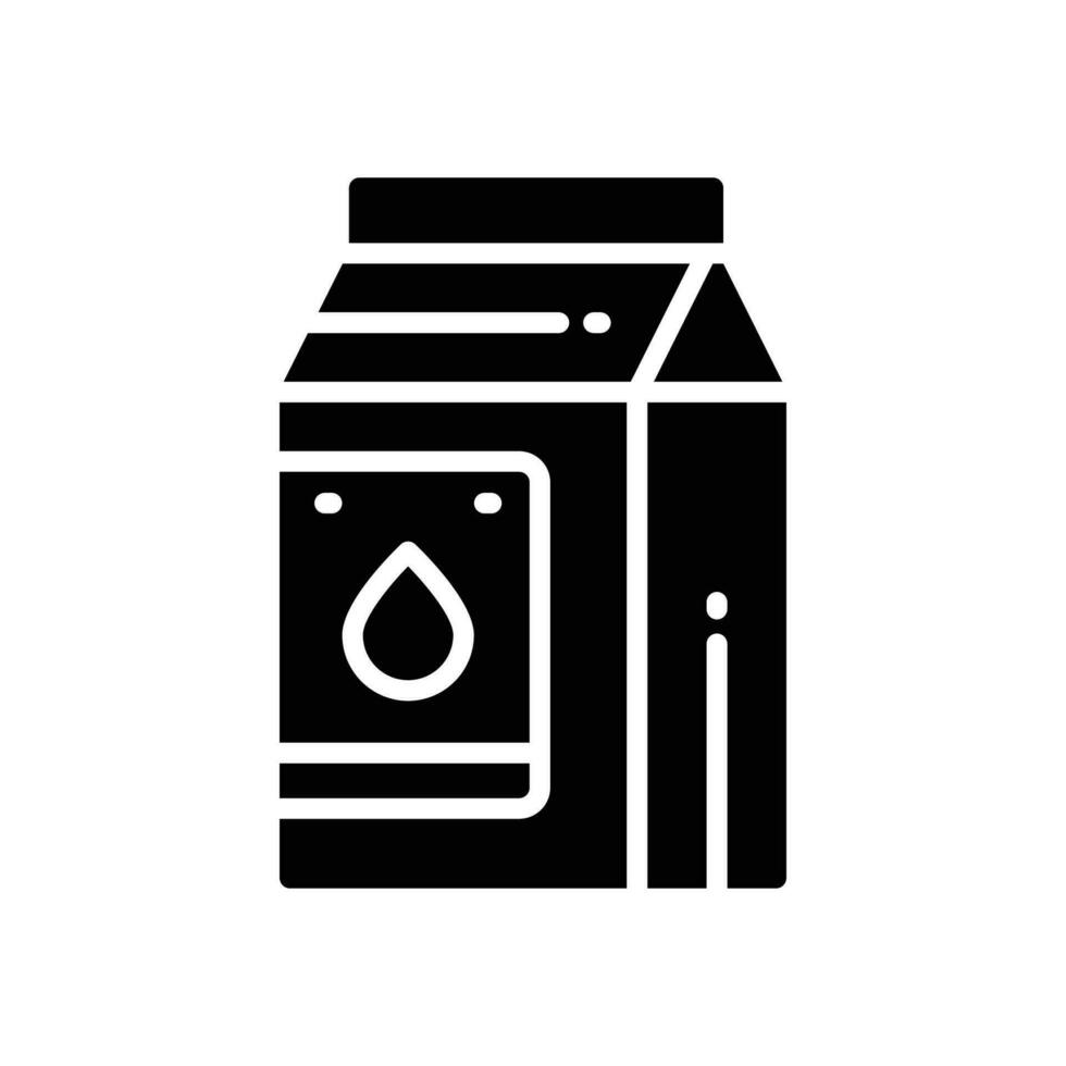 milk glyph icon. vector icon for your website, mobile, presentation, and logo design.