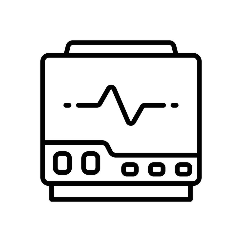 cardiogram line icon. vector icon for your website, mobile, presentation, and logo design.