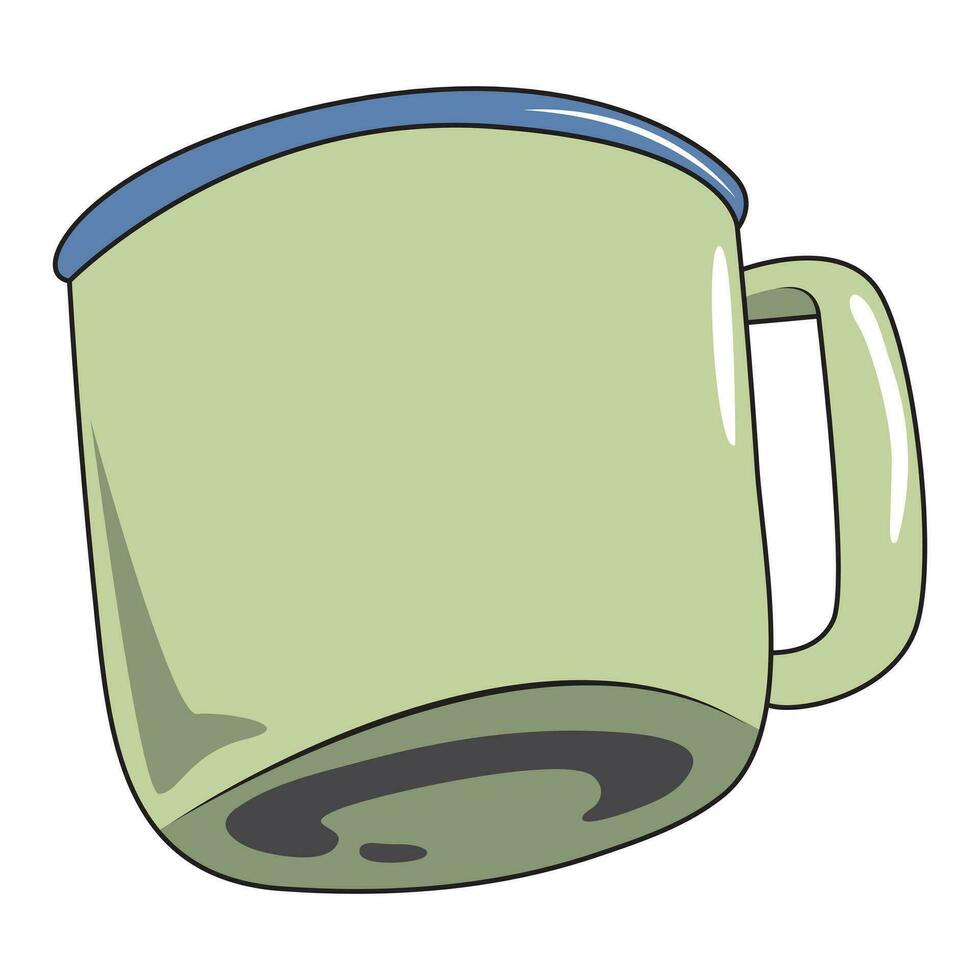 vector hand drawn style classic cup
