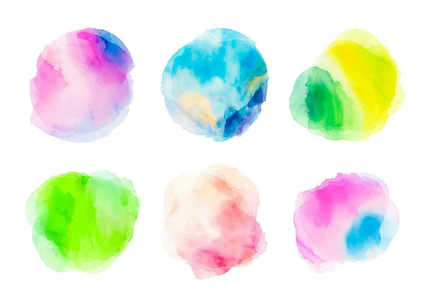 watercolor vector stain set. background for texts