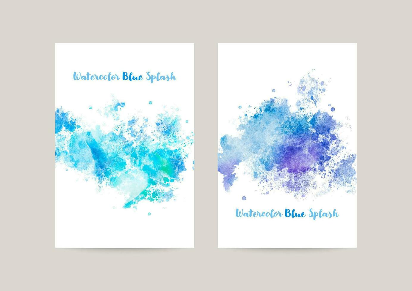 watercolor splash background, vector card design template