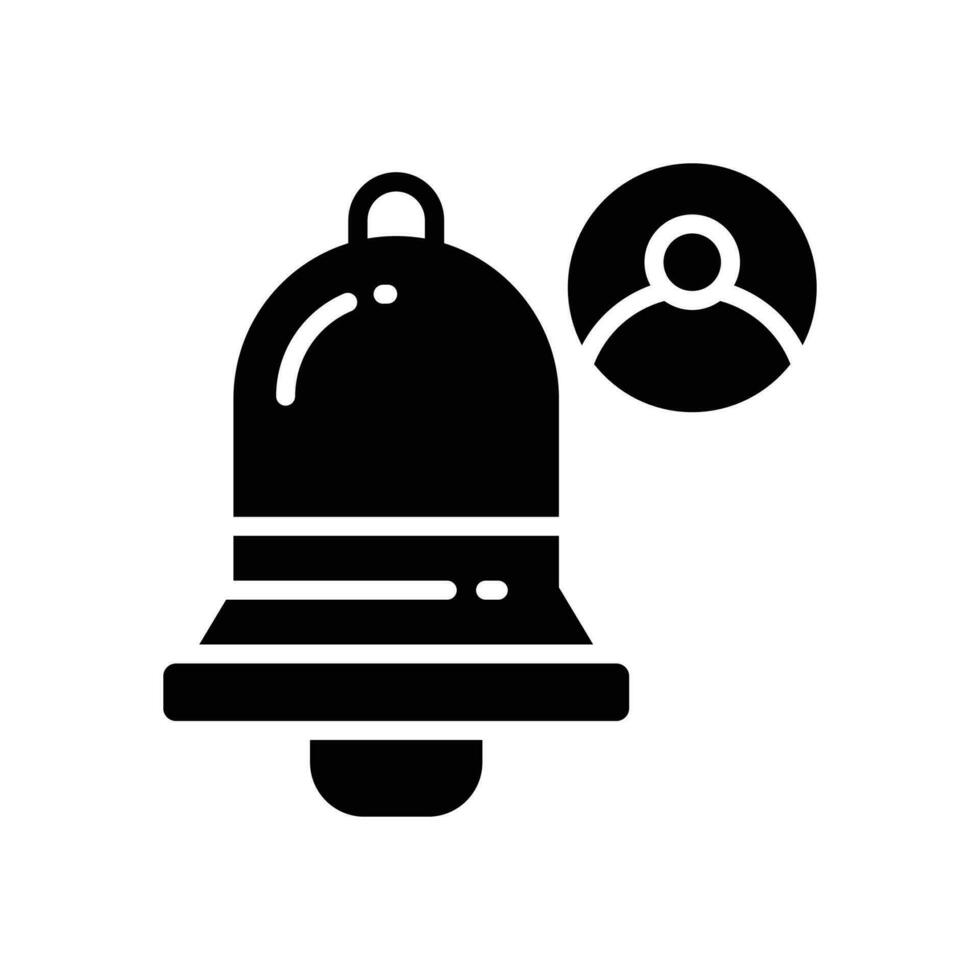 notification glyph icon. vector icon for your website, mobile, presentation, and logo design.