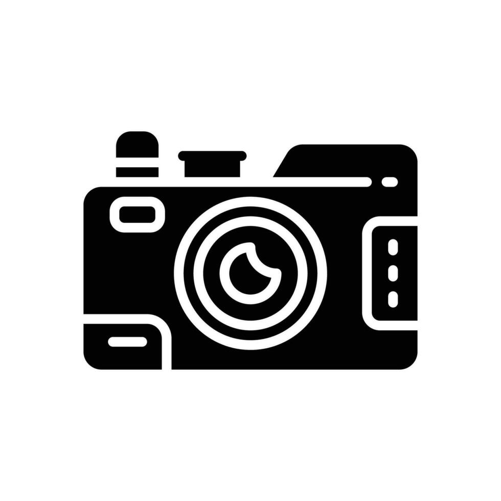 camera glyph icon. vector icon for your website, mobile, presentation, and logo design.