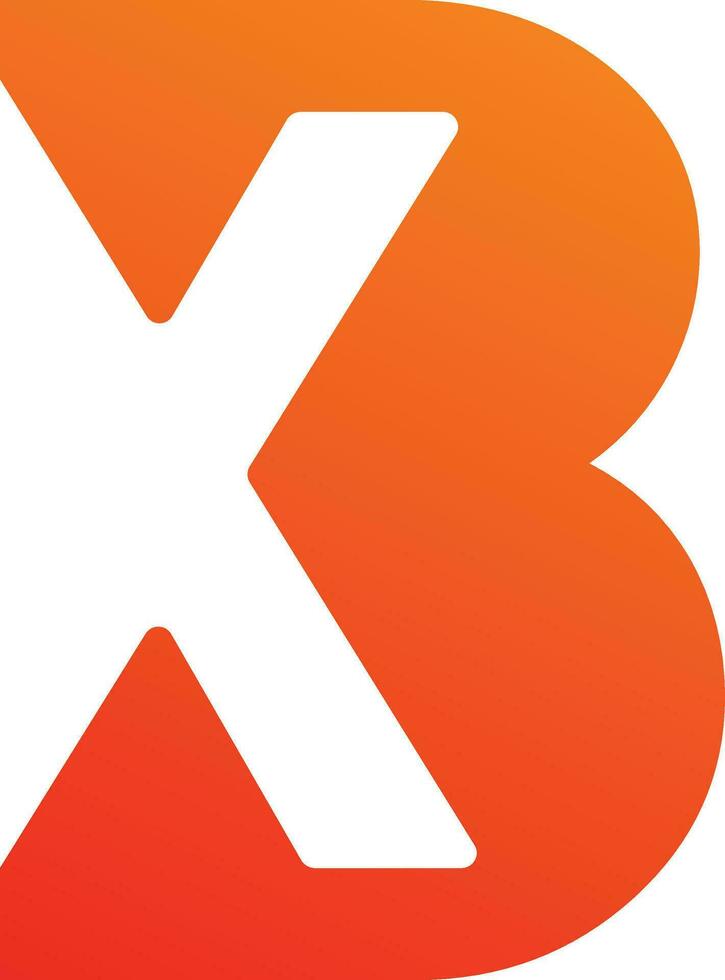 XB logo design vector