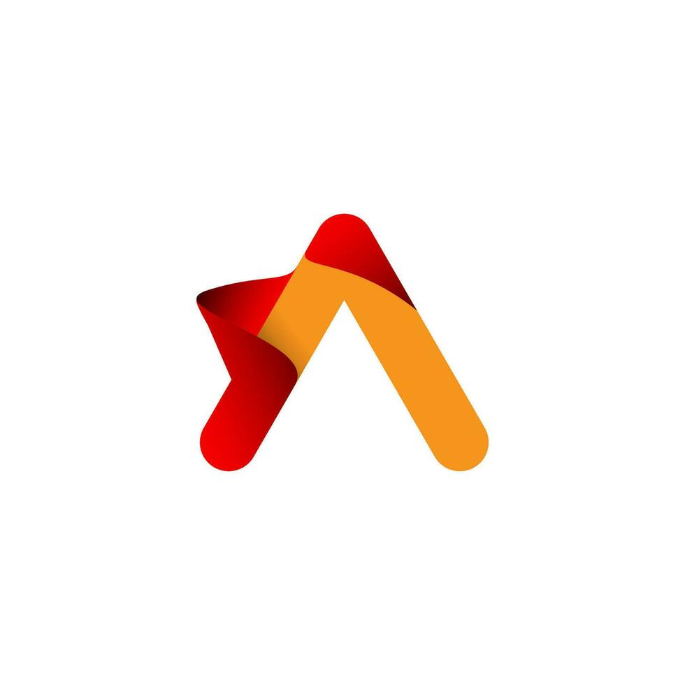 Letter A logo. Vector design template elements for your application or corporate identity.