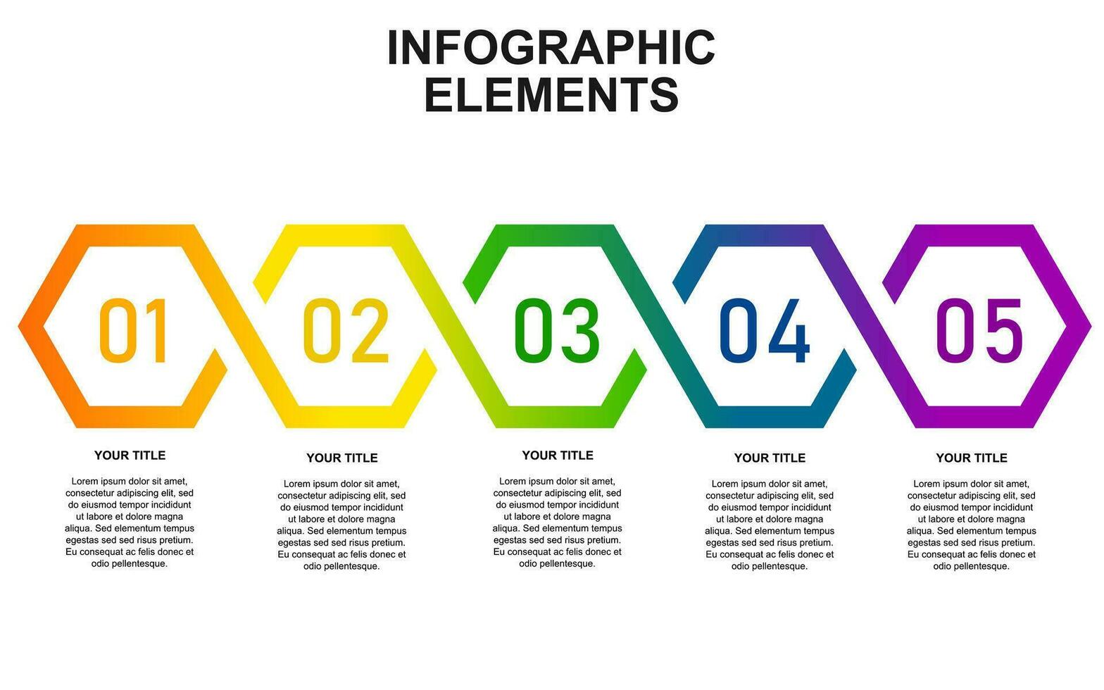 infografía modelo con 5 5 pasos en azul para presentaciones, negocio y carteles vector