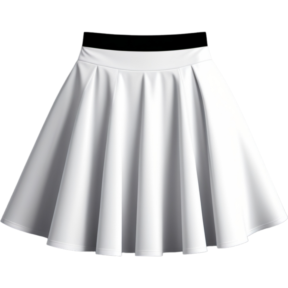 White female skirt. AI Generative png