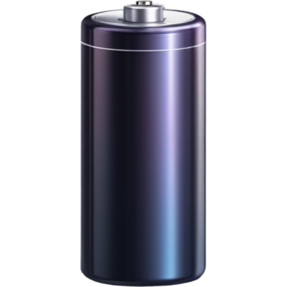 Battery realistic style. AI Generative png