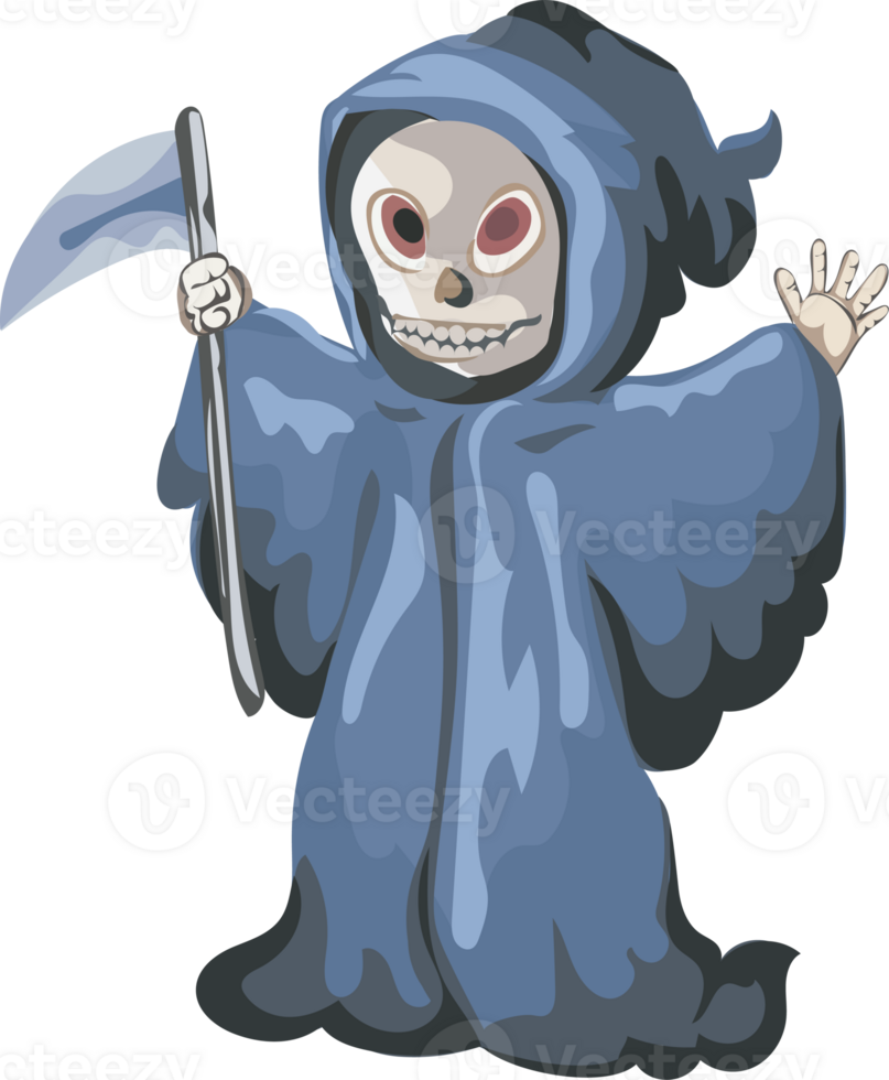 Halloween ghost on transparent background. png