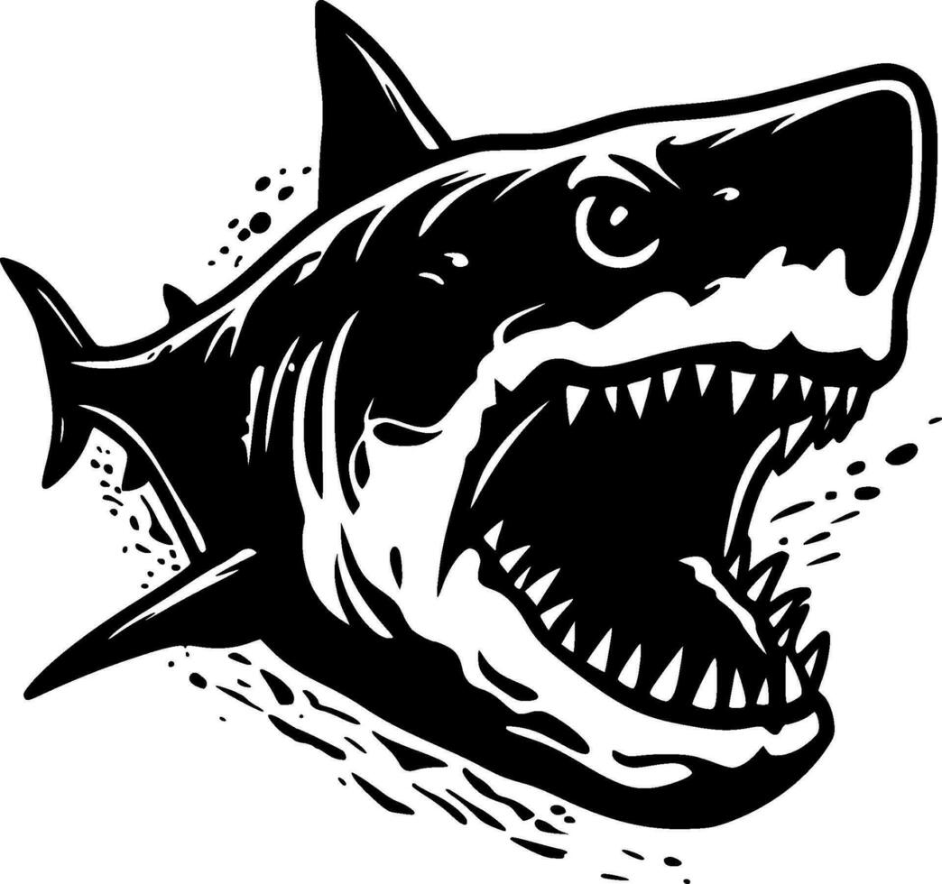 Shark - High Quality Vector Logo - Vector illustration ideal for T-shirt graphic