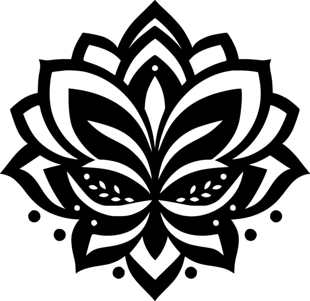 Flower - High Quality Vector Logo - Vector illustration ideal for T-shirt graphic