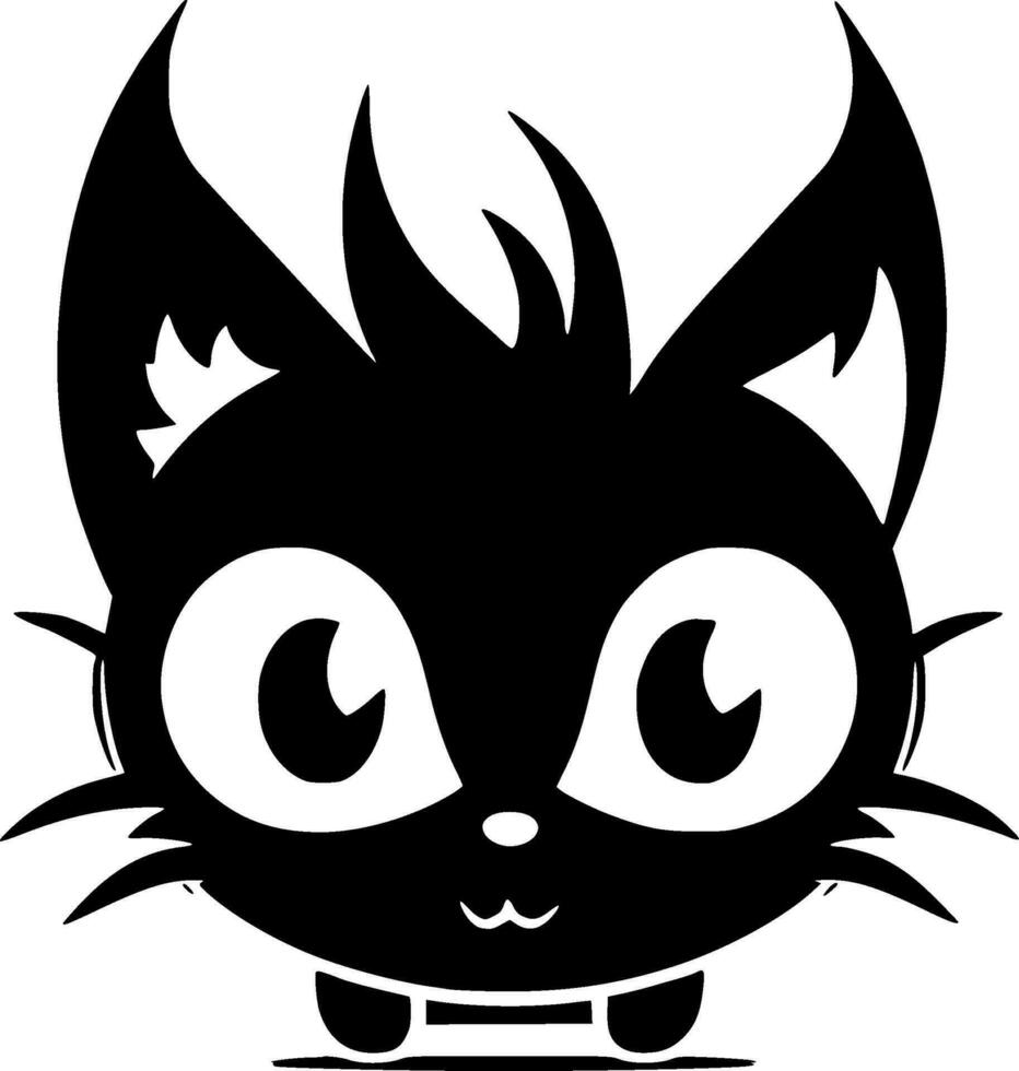 Cat - Minimalist and Flat Logo - Vector illustration